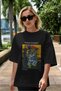Pablo Picasso Front Printed Black Oversized T-Shirt Men Women Crew Neck Cotton t Shirt - 5
