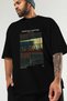 Edward Hopper Night Owls Front Printed Black Oversize T-Shirt Men Women Crew Neck Cotton t Shirt - 3