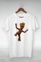 Vtshirt أبيض -groot-2- رسم توضيحي - Y-025