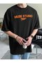 Unisex Stylish Comfortable Oversize Cotton Crew Neck T-Shirt with Special Design Code 35083 - 8