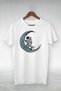 Unisex White Astronaut Cleaning The Moon Surface T-shirt Gsc-297