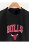 Bulls Men's Oversize Printed Cotton Crew Neck Short Sleeve T-shirt - 3