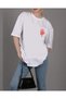 Unisex Stylish Comfortable Oversize Cotton Crew Neck T-Shirt with Special Design Code 36749 - 3