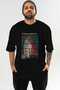 Osman Hamdi Bey Front Printed Black Oversize T-Shirt Men Women Crew Neck Cotton T-Shirt