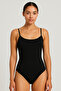 2 Pcs 95% Cotton 5% Elastic Thread Strap Snap Fastener Women's Bodysuit, Women's Bodysuit - 3