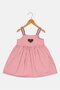 Kids Girl Embroidered Dress, Old Rose - 2
