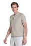 Mink Regular Fit Polo Neck Rayon T-Shirt - 3