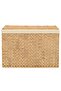 Laundry Basket with 3 Sections 75x42.5x52 cm Water Hyacinth - 4