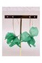 - Green Flower Earrings - 3
