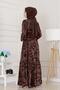 Hera Viscon Dress with Tunnel at the Waist-Black - 5