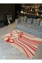 Mosso Multicolored Flowing Colors Detailed Woven Base Modern Decorative Carpet Mosso168 - 4