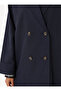 Soft Button Jacket Trousers Double Set - Navy Blue - - 6