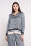 Button-Down Long Sleeve Patterned Shirt