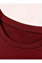 Red Men's Crew Neck Casual Oversize Crocodile Line Art Style Graphic Print - 3