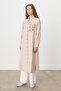 Shirt Collar Macromel Modal Tunic Beige - 2