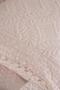 Zoya Lace Quilted Ultrasonic Double Bedspread Powder - 4