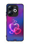غطاء حماية لهاتف Infinix Smart 8 4G بتصميم قلوب مائية