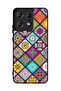 Motorola Edge 50 Pro 5G Protective Case Cover Mandala Islamic Shapes Pattern