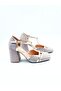 Women's Genuine Leather Heeled Shoes - 2