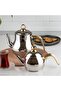 Yonca Şahmeran Medium Size No. 3 Steel Teapot with Gold Metal Handle - 2