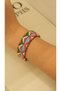 Ceramic Plated Triangle Pattern Bracelet - 3