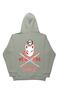 Lenithra Demon Slayer Anime Back Printed Unisex Oversize Gray Hoodie - 2