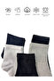 5-Piece Men's Washed Cotton Half Socks - 3