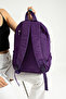 Purple Unisex Backpack, Travel School Bag with Laptop Support, Original Crinkle Fabric, 20 Lt, 40X30Cm - 3