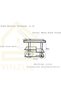 FFD Bar Cart Metal Bar Cart with Glass Shelves – 3-Tier Rolling Beverage Cart 80x40x90cm - 2
