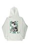 Lenithra Attack on Titan Eren Anime Back Printed Unisex Oversize White Hoodie - 3