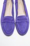 F02 Lilac Suede Genuine Leather Women's Loafer Shoes - 2