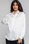 Solid Button-Up Long Sleeve Shirt