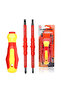 3 In 1 Insulated Screwdriver Set PH1/PH2 Multi-Purpose Screwdriver Electricians Slotted Cross Scr... - 7