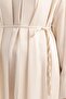 Bone-Waist Belted Abaya Suit - 6