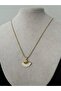 Fan Necklace Zircon Stone Enamel Steel Necklace - 3