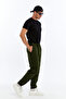 Men's Summer Oversize Parachute Fabric Cargo Pocket, Leg Clip, Baggy Trousers - 5