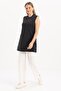 Black-Basic Zero Sleeve Undershirt Tunic - 2