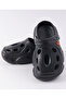 Printed Clogs with Backstraps - Black - 6