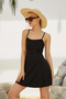 Rope Strap Dress Swimsuit Skirted Swimsuit 1124-01 Black - 4