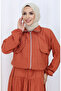 Double Suit with Elastic Sleeve and Zipper 0129-09 Tile - 4