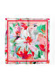 Powder and Jade Floral Pattern 55X55Cm Bandana/Scarf - 2