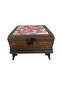 Handmade Tiled Jewelry Gem Treat Box Wooden - 2