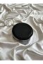 Small Stone Cylinder Model Wedding Engagement Evening Dress Bag Black - 2