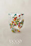 Double Walled 350 ml Floral Borosilicate Glass Cup – Heat Resistant Stylish Coffee Water Soft Drink Lemonade - 4
