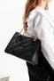 Quilted Patterned Women's Handbag with Chain Strap – Modern Interpretation of Elegance - 3