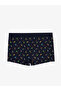 Lcw Kids Navy Blue Printed Boys' Boxers 3 Pcs - 4