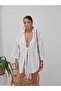 Women's Linen Single Tie Pareo Shirt - 2