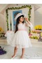 girls' guipure lace dress - 3