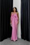 Pink Satin Surface Volume Dress - 8