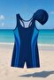 Girls' Swimsuit with Swimming Shorts - 4